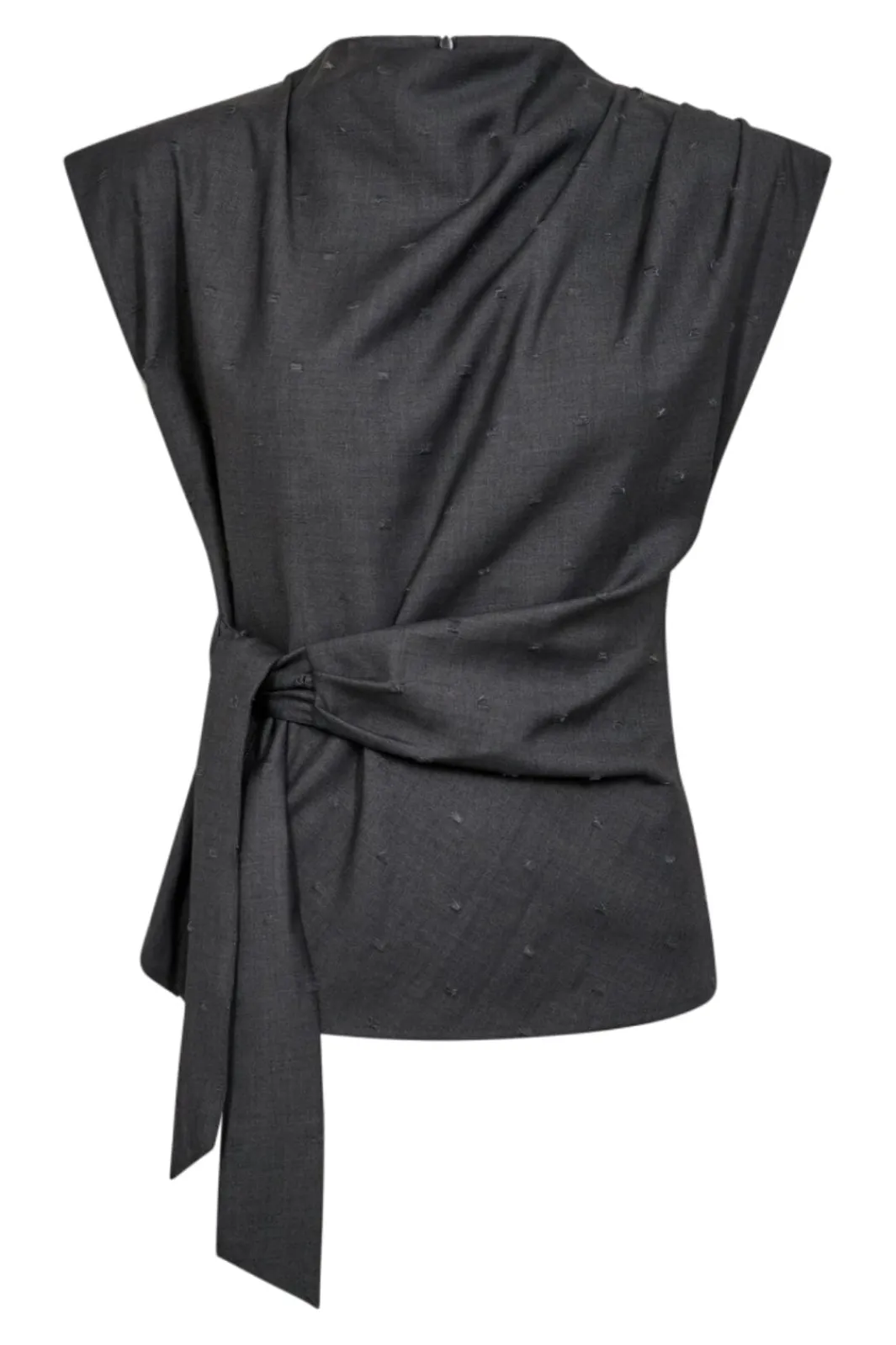 Co´Couture Sæt 🛍️|T-Shirts & Toppe<Sagacc Pleat Top 35760
