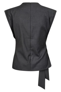 Co´Couture Sæt 🛍️|T-Shirts & Toppe<Sagacc Pleat Top 35760