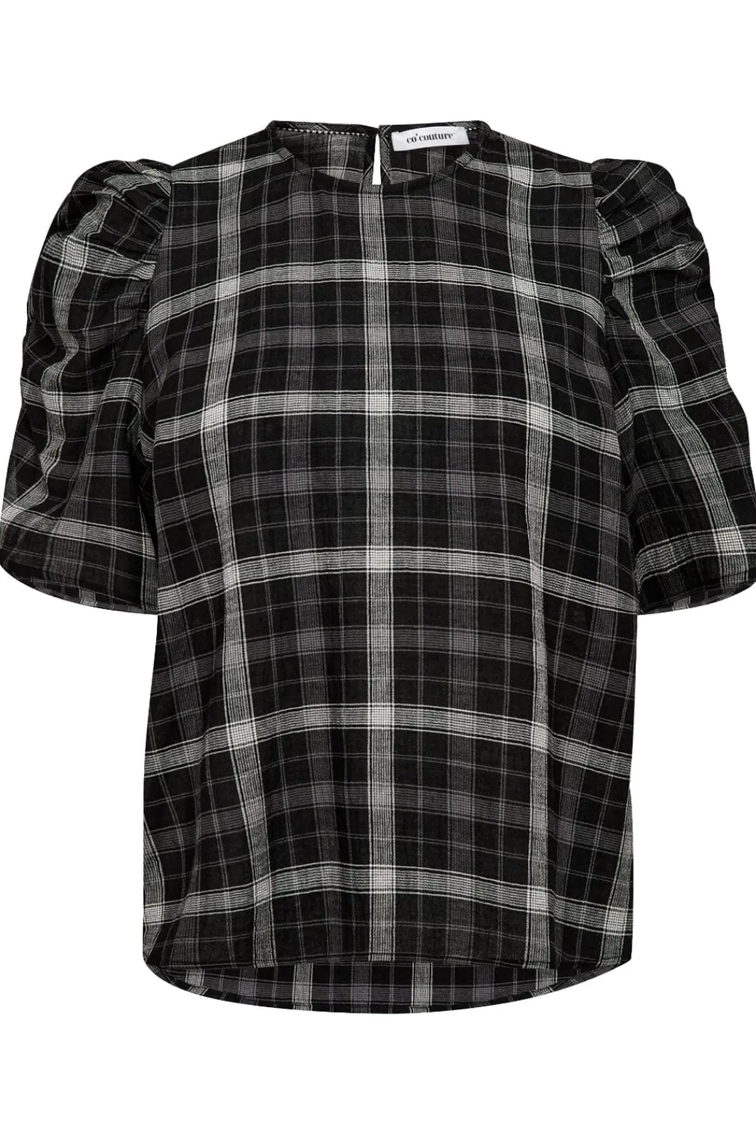 Co´Couture Bluser & Skjorter<Sallycc Check Ss Blouse 35881
