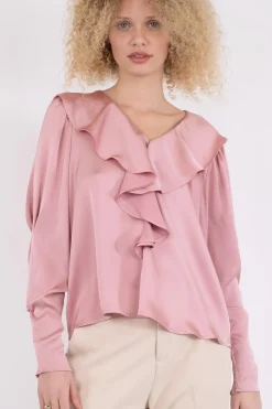 Discount Sandie Sateen Blouse Bluser & Skjorter