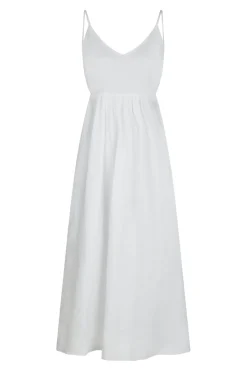 Hot Savani Long Linen Dress 165480 Kjoler