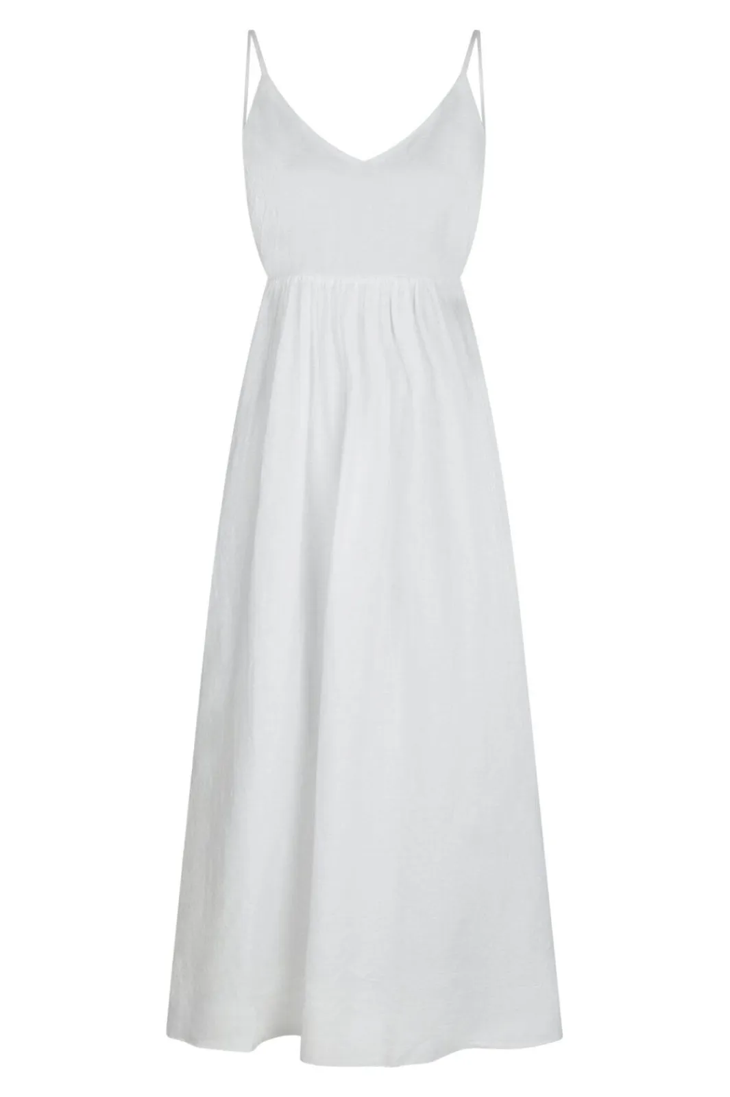 Hot Savani Long Linen Dress 165480 Kjoler
