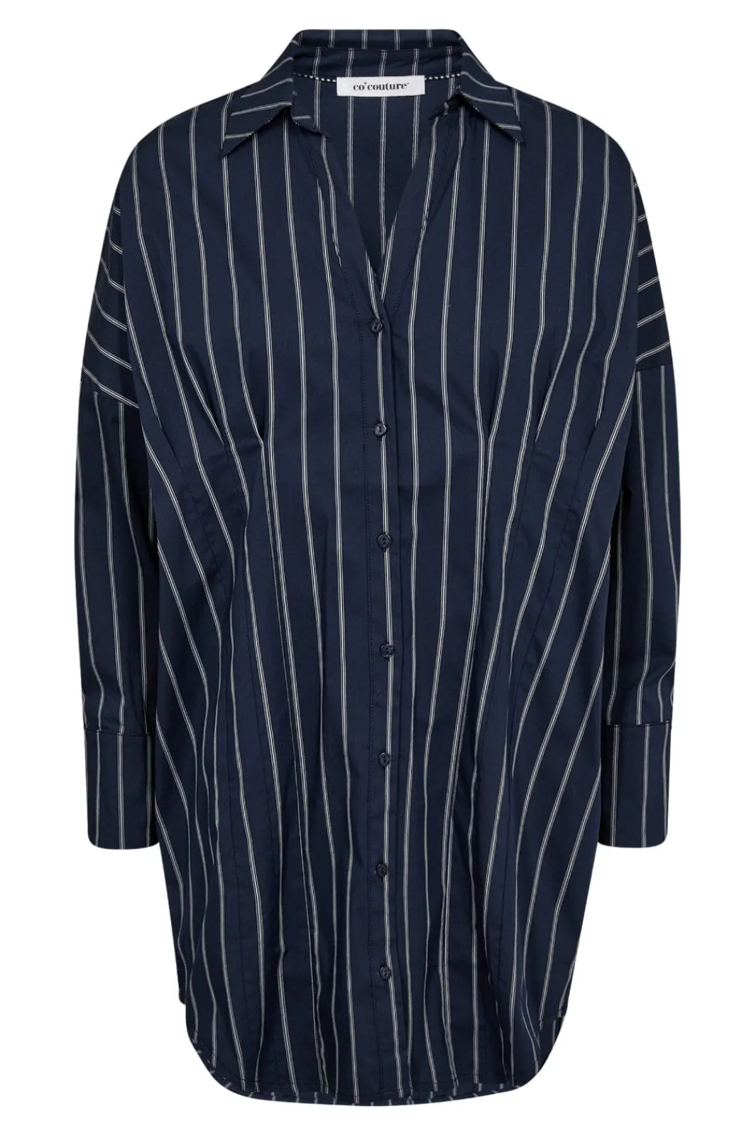 Co´Couture Bluser & Skjorter|Ammevenligt Tøj<Sebicc Stripe Pleat Shirt 35625