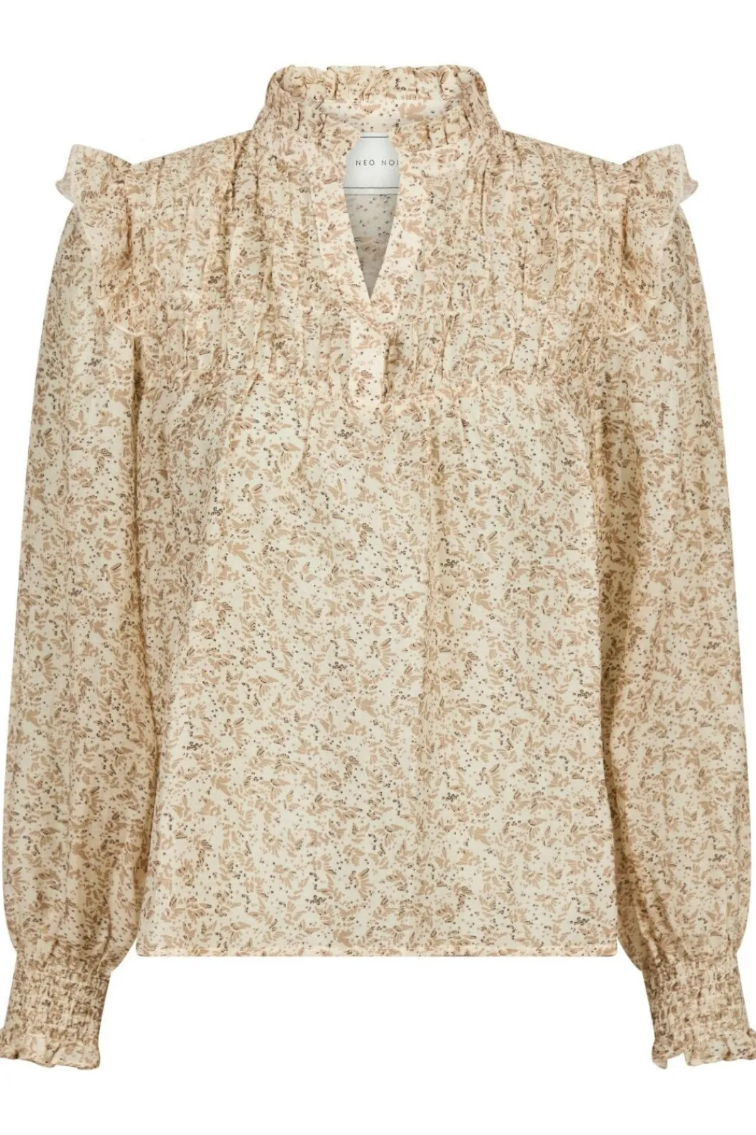 Neo Noir Bluser & Skjorter<Selfina Graphic Flower Blouse 163522