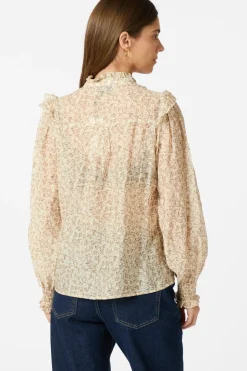 Neo Noir Bluser & Skjorter<Selfina Graphic Flower Blouse 163522