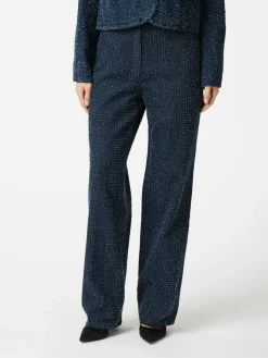 Neo Noir Bukser, Jeans & Leggings<Shaya Denim Structure Pants 164345