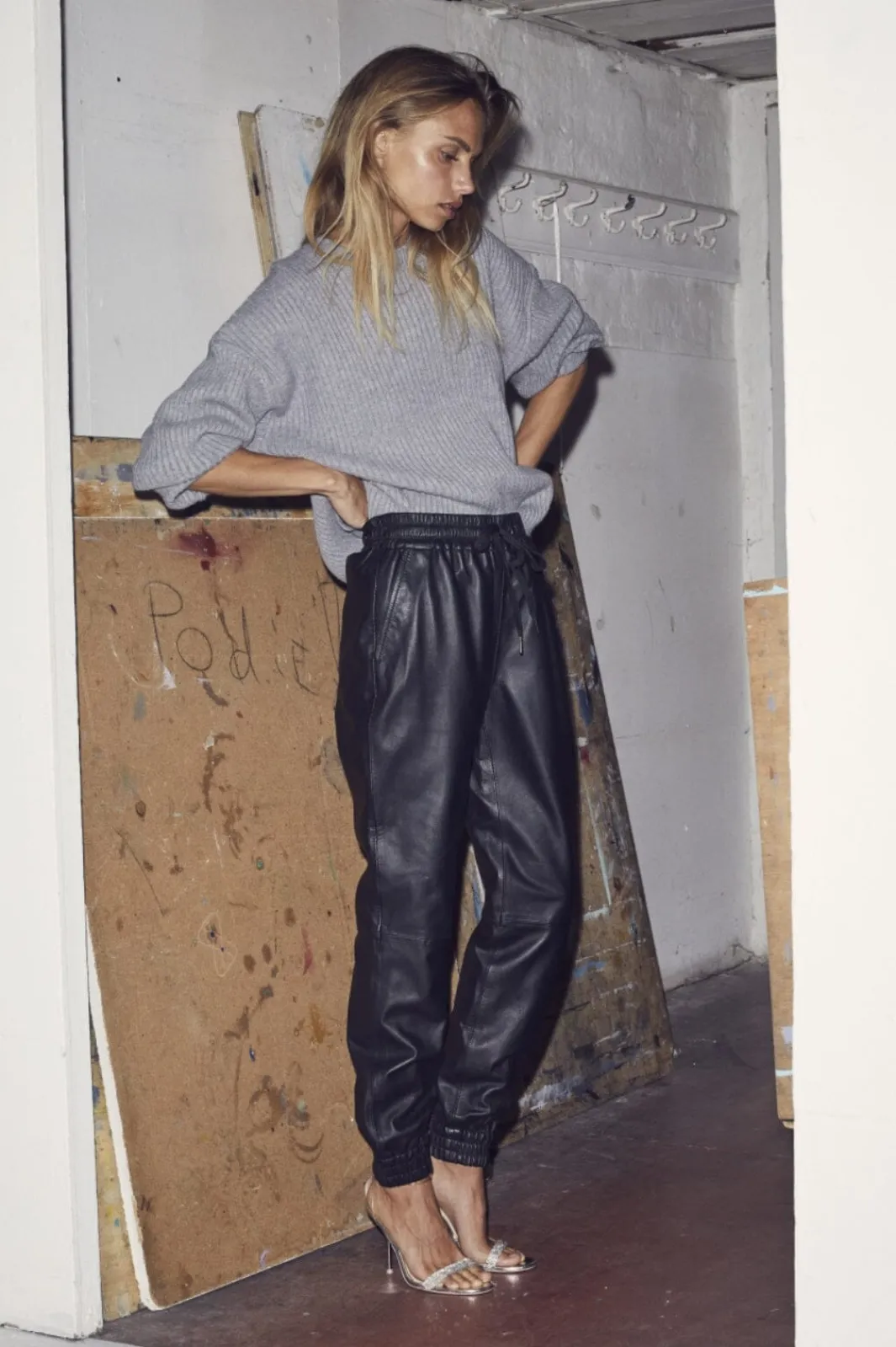 Co´Couture Bukser, Jeans & Leggings<Shilohcc Leather Joggers