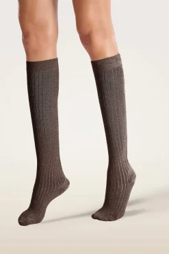 Wolford Strømper & Strømpebukser<Shimmer Rib Knee-highs34427