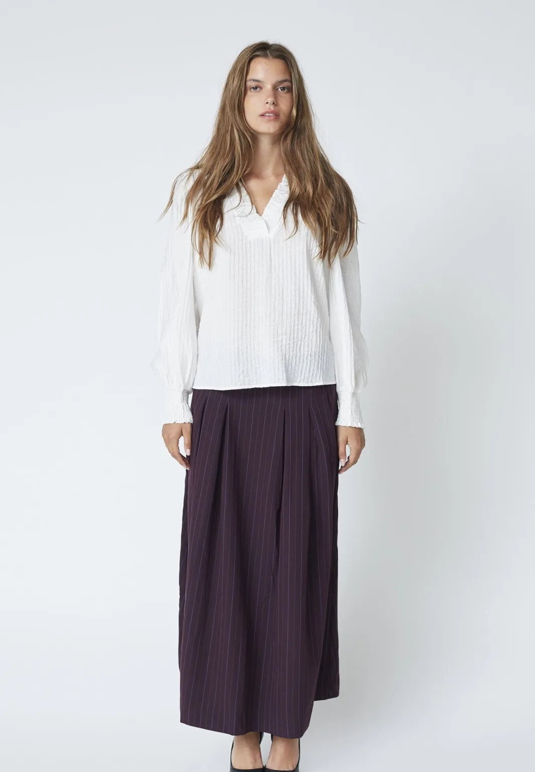 Co´Couture Bluser & Skjorter<Shinacc V-Blouse 35922