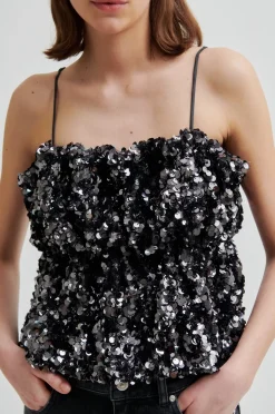 New Shiny Strap Top 60229 T-Shirts & Toppe