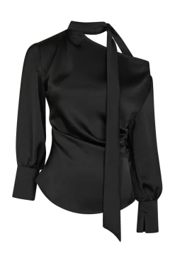 Neo Noir Bluser & Skjorter<Shirli Heavy Sateen Blouse 166967