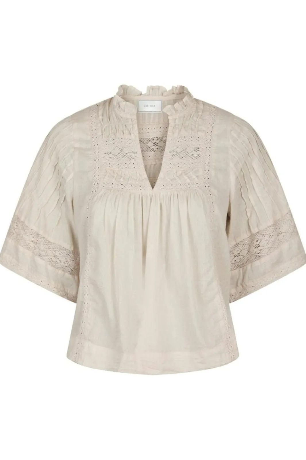 Neo Noir Bluser & Skjorter<Siama S Voile Blouse 164703