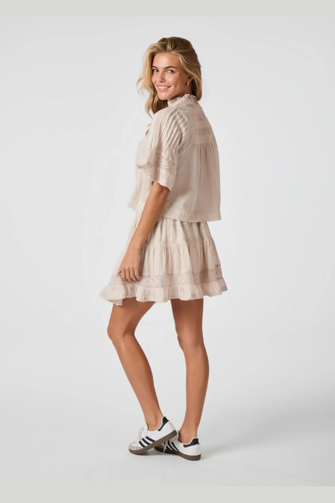 Neo Noir Bluser & Skjorter<Siama S Voile Blouse 164703