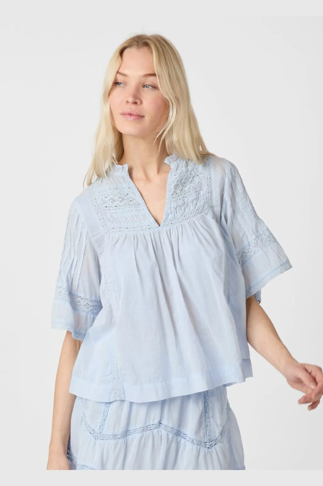 Discount Siama S Voile Blouse 164703 Bluser & Skjorter