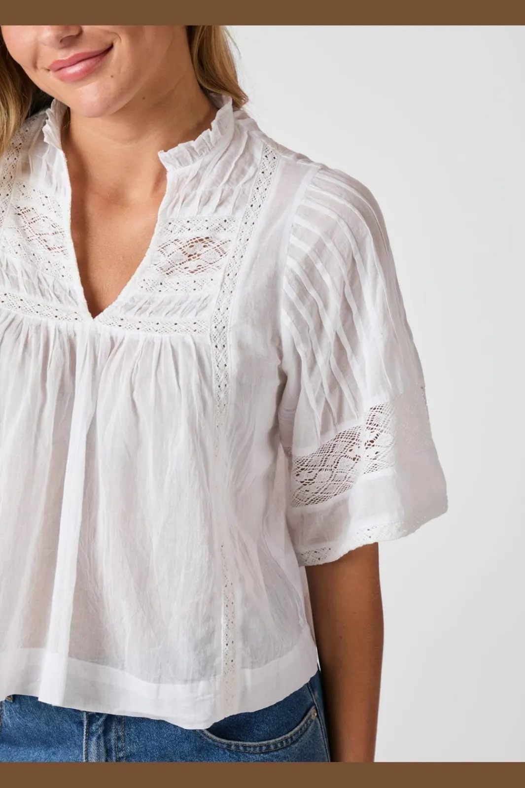 Hot Siama S Voile Blouse 164703 Bluser & Skjorter