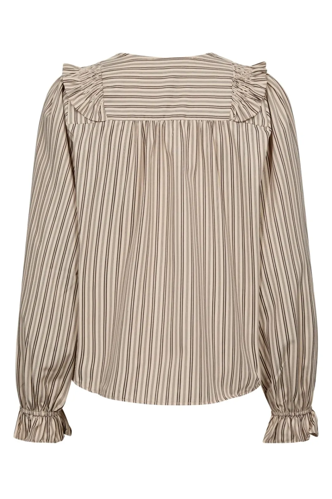 Co´Couture Bluser & Skjorter<Siggaccstripesmockfrillblouse 35634