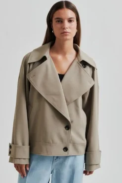 Second Female Overtøj & Jakker<Silvie Trench Jacket 59292