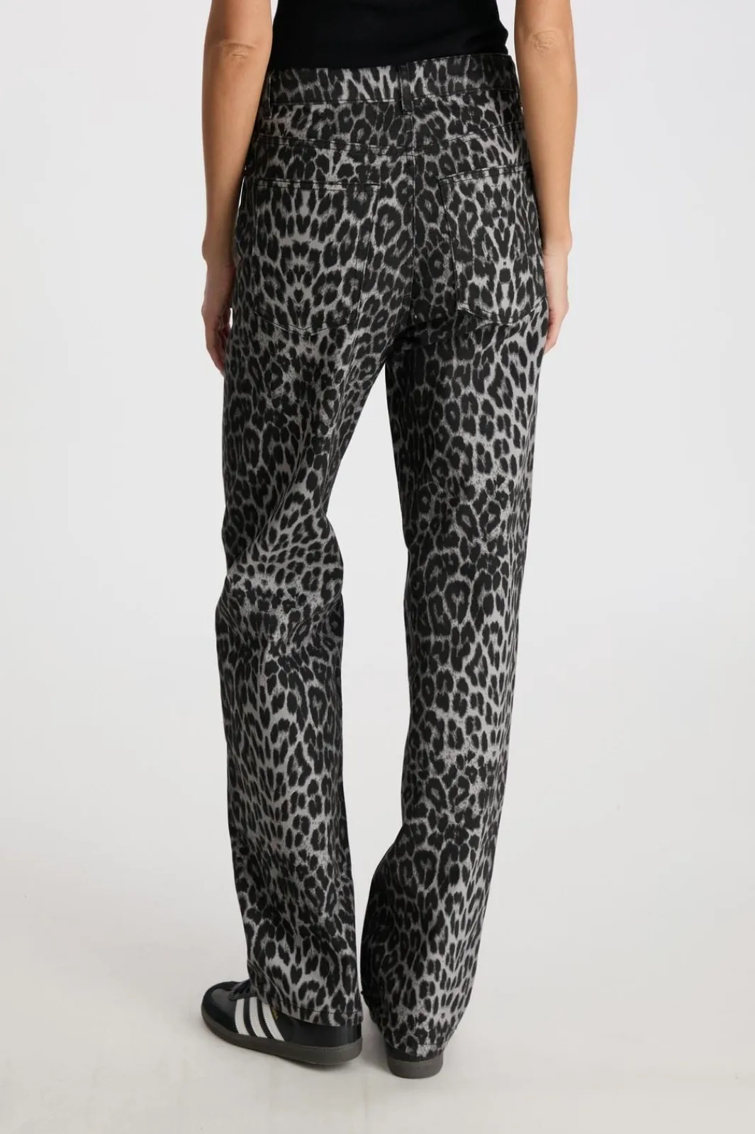 Discount Simona Leopard Pants Bukser, Jeans & Leggings