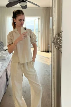Neo Noir Sæt 🛍️|Bukser, Jeans & Leggings<Sonar Linen Pants