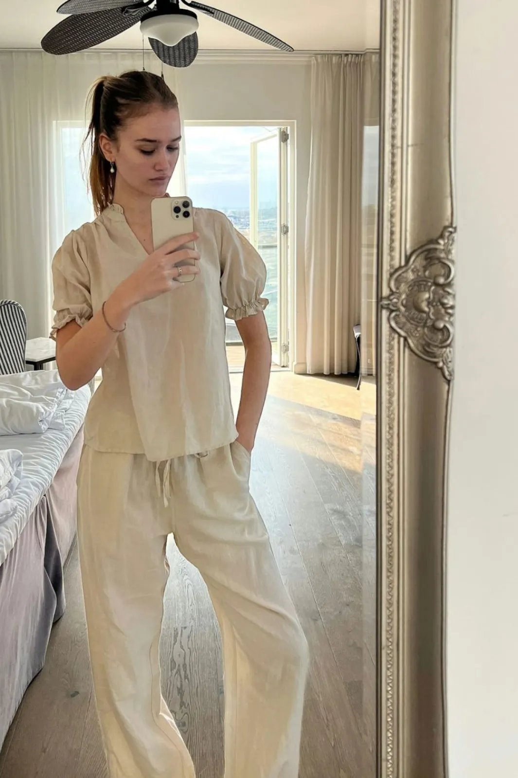 Neo Noir Sæt 🛍️|Bukser, Jeans & Leggings<Sonar Linen Pants