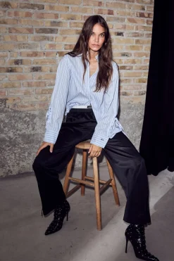 Haute L'Amitié Bluser & Skjorter|Ammevenligt Tøj<Sophie Stripe Shirt HL10456