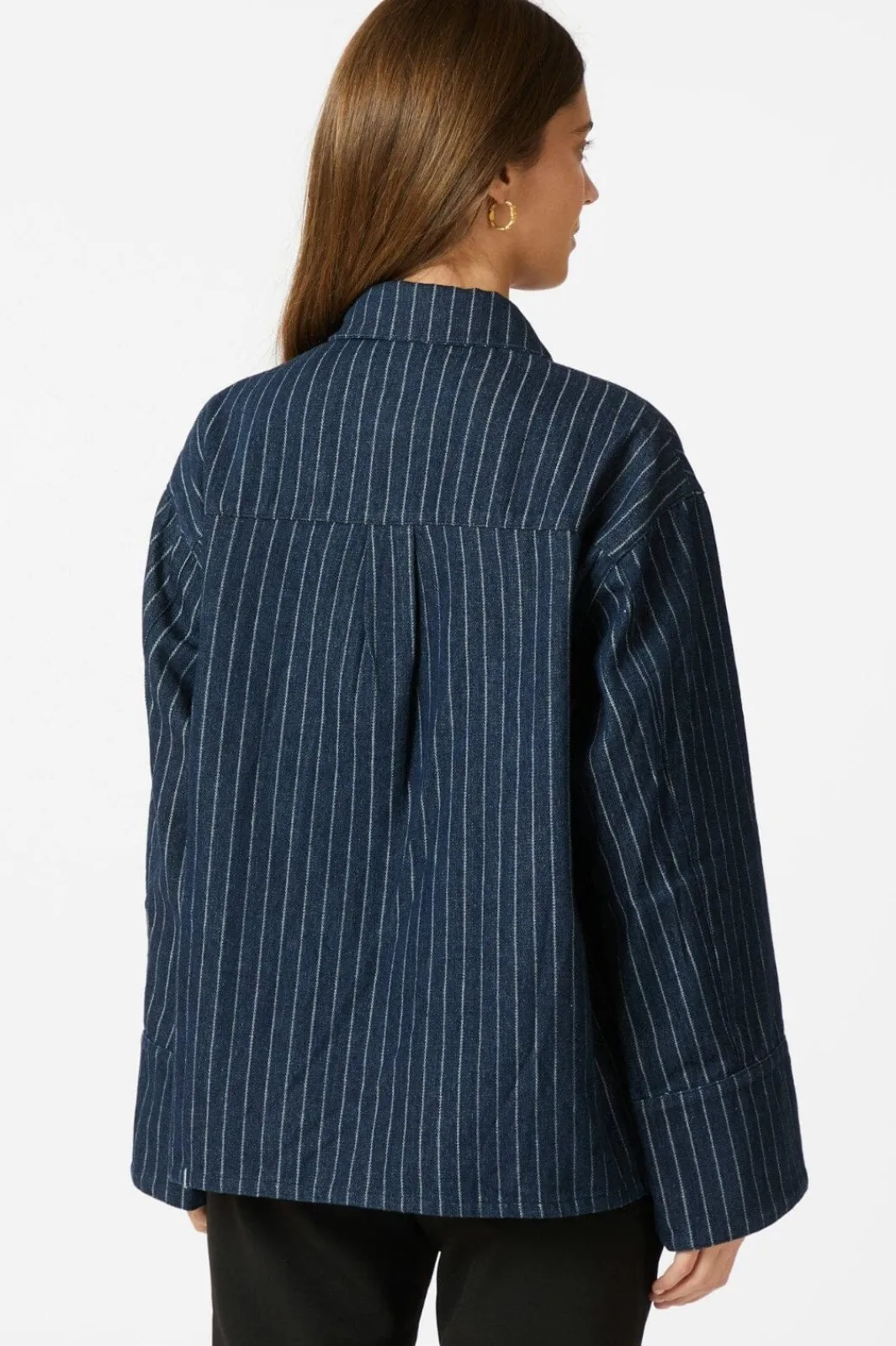 Neo Noir Bluser & Skjorter<Starlie Stripe Shirt 164243