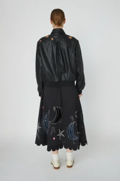 Stella Nova Overtøj & Jakker<Starlight Leather Bomber Jacketsl54-7328