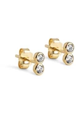 Enamel Copenhagen Øreringe<Studs, Twin Cz
