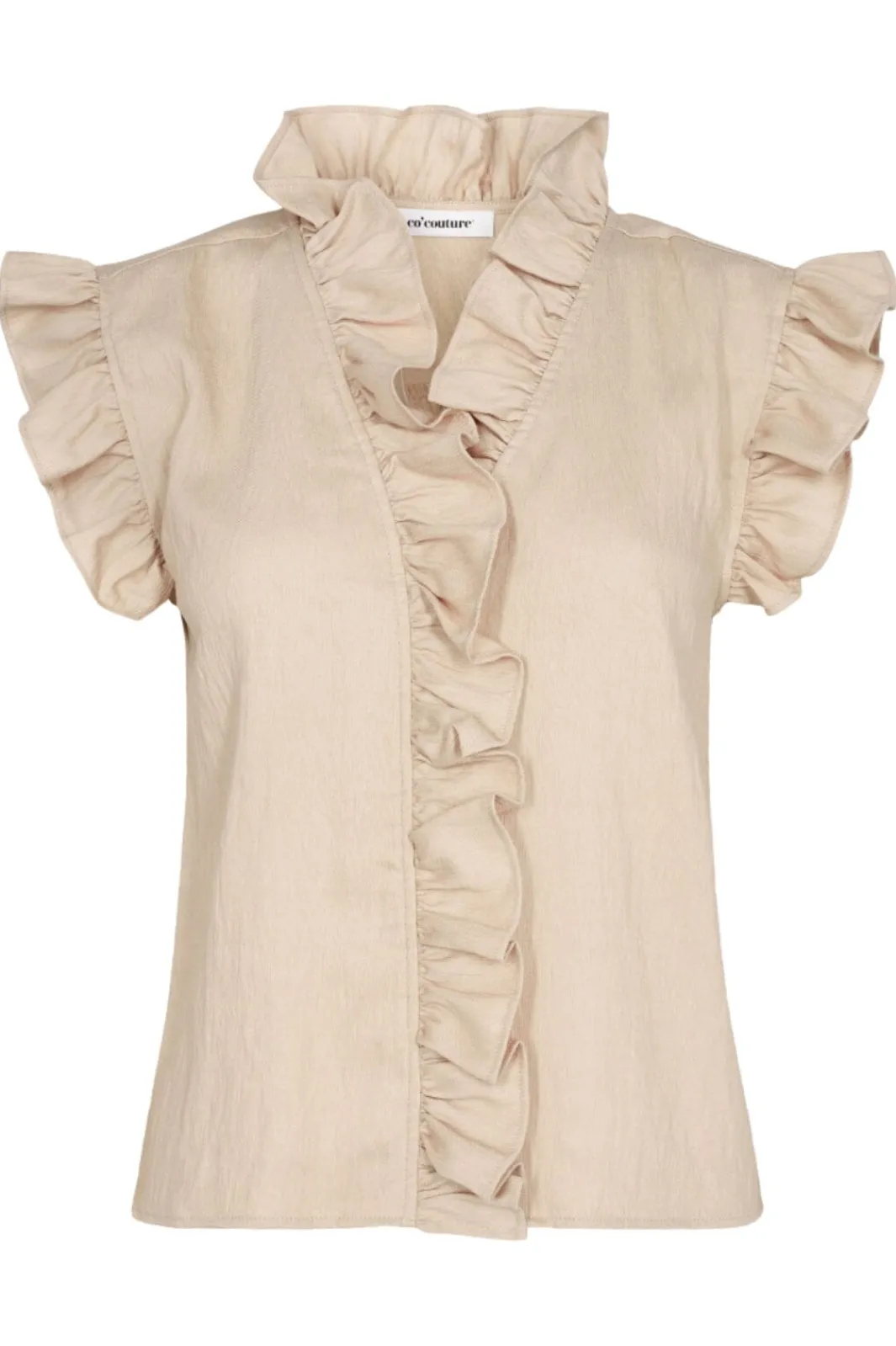 Co´Couture T-Shirts & Toppe<Suedacc Frill Top 35213