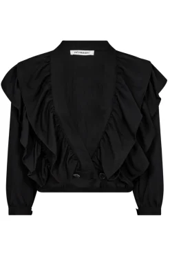 Co´Couture Bluser & Skjorter<Suedacc Frilly Blouse 35630