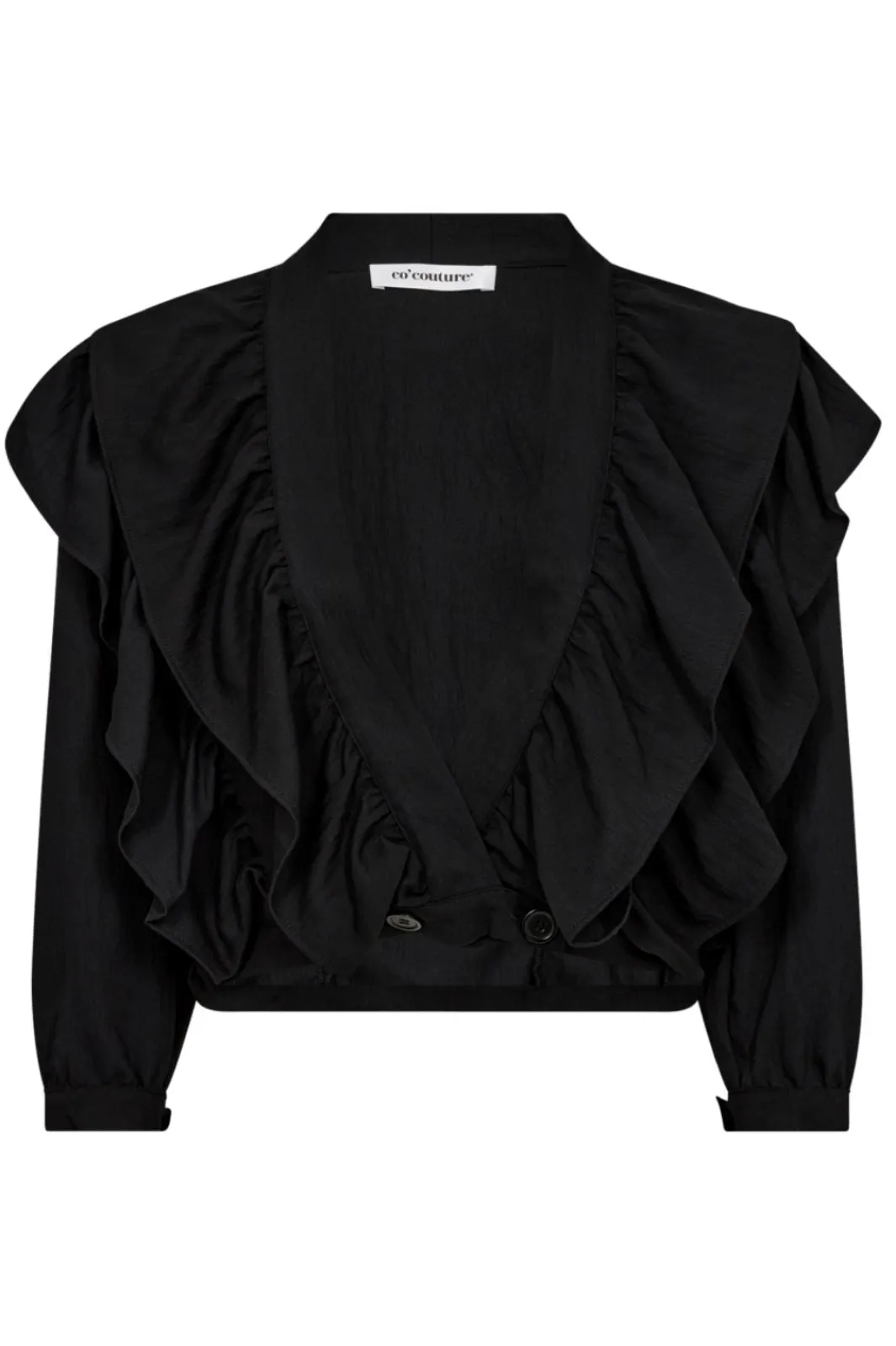 Co´Couture Bluser & Skjorter<Suedacc Frilly Blouse 35630