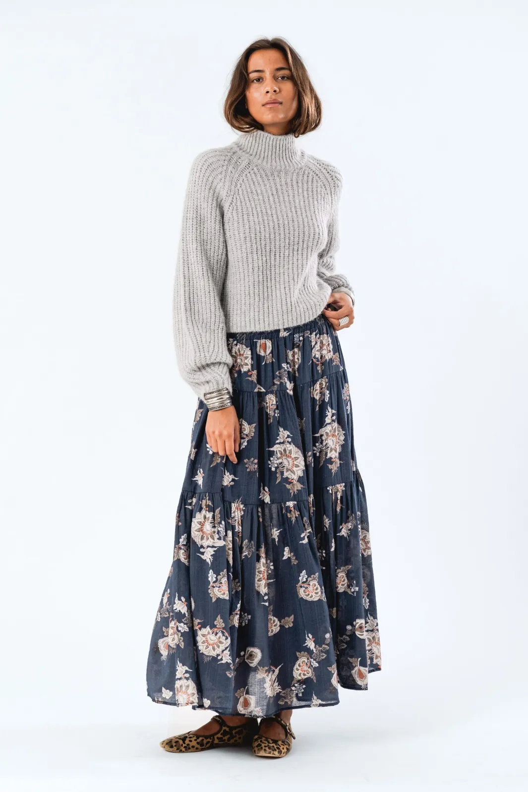 Lollys Laundry Sæt 🛍️<Sunsetll Maxi Skirt