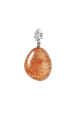 Hot Sunstone Fire Pendant Halskæder
