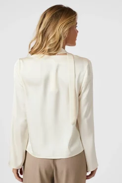 Hot Susanna Heavy Sateen Blouse 165018 Bluser & Skjorter