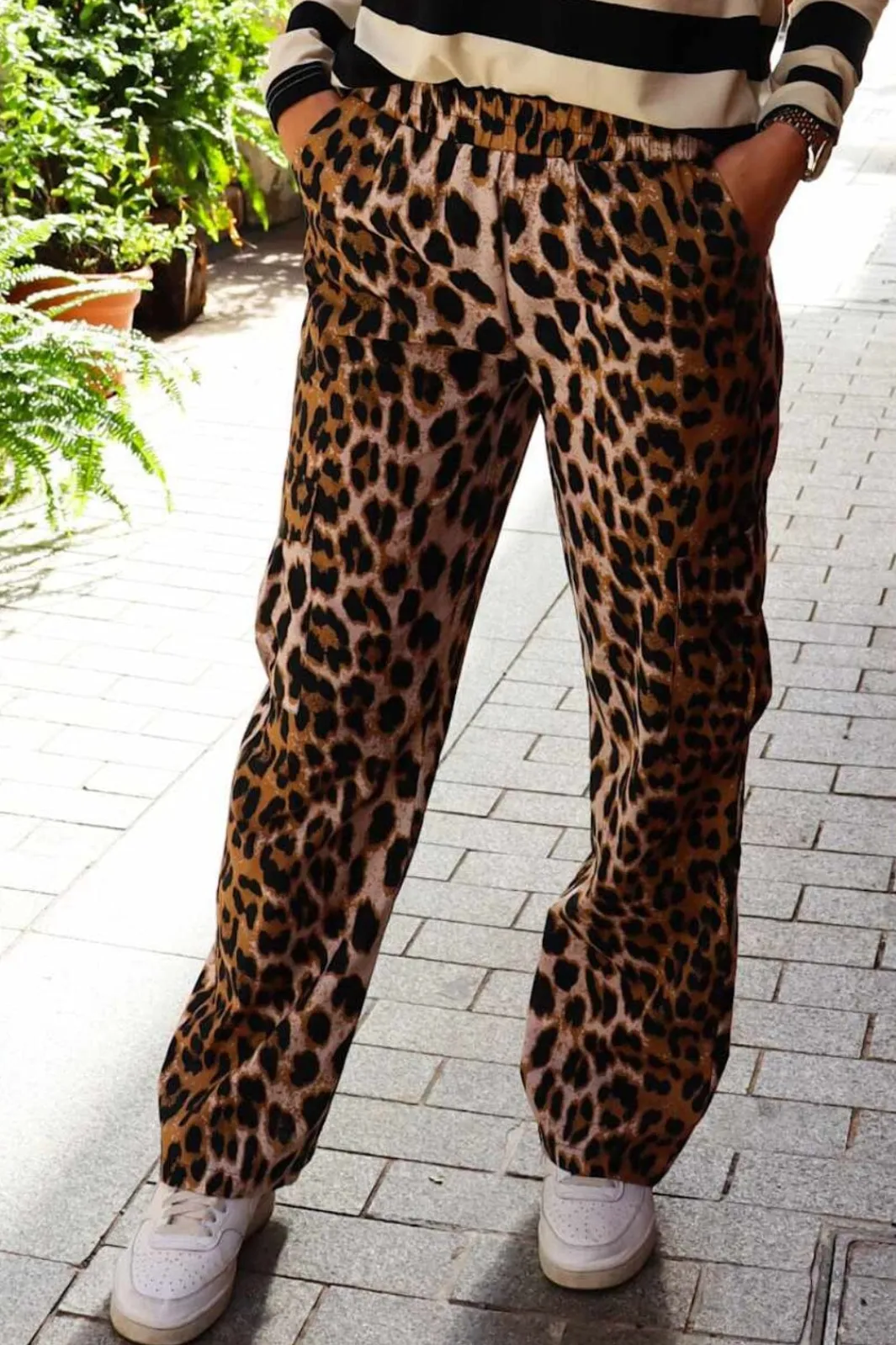 Clearance Susan-Wide-Cargo-Pants 22171 Bukser, Jeans & Leggings