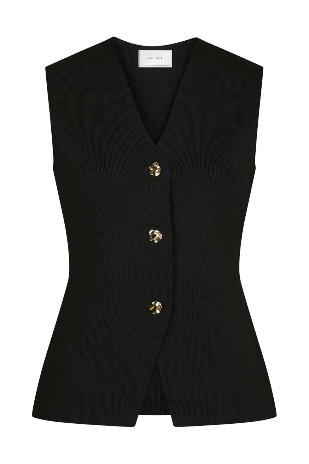 Neo Noir Veste<Sway Smooth Knit Waistcoat 164704