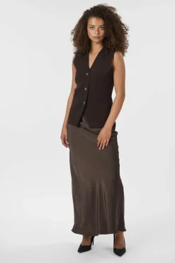 Sway Smooth Knit Waistcoat 164704 Veste|Ammevenligt Tøj