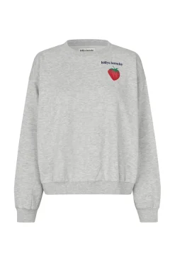 Sydneyll Strawberry Sweatshirt Ls 26124-1080 Sweatsæt & Comfy Wear|Bluser & Skjorter