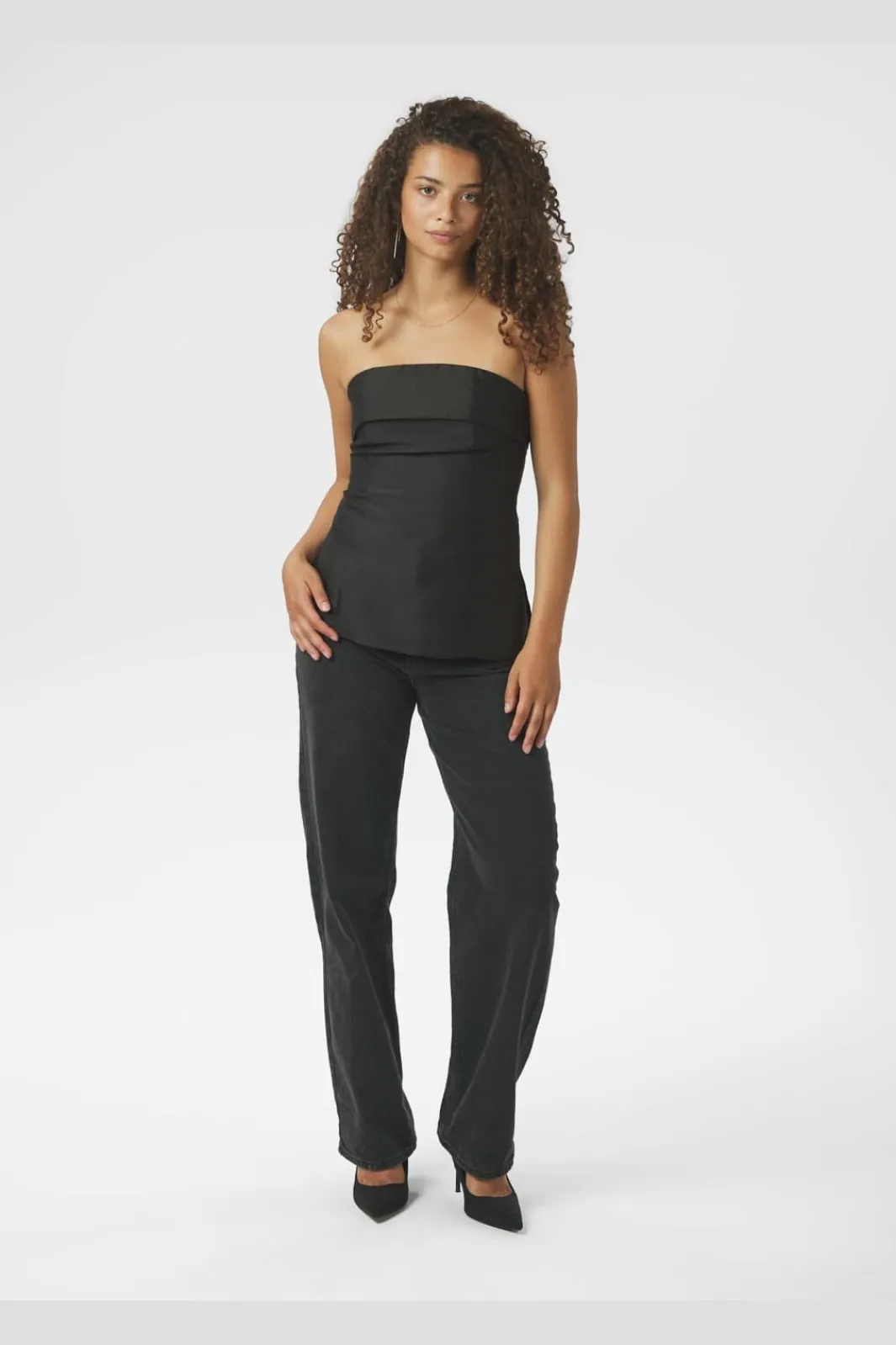 Neo Noir T-Shirts & Toppe<Taleen Dull Sateen Top 166189