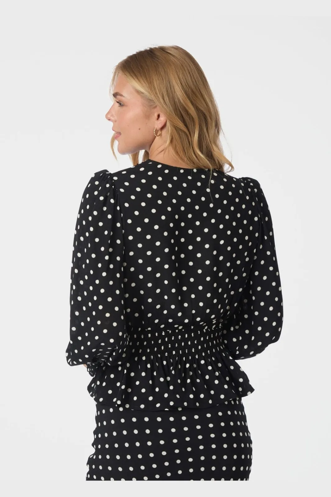 Neo Noir Bluser & Skjorter<Tamona Crepe Dot Blouse 167939