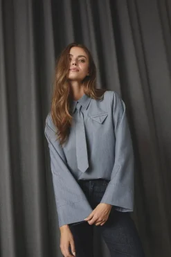 Hot Tengacc Tie Blouse 45044 Bluser & Skjorter