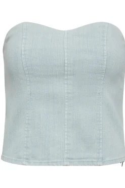 Co´Couture T-Shirts & Toppe<Terracc Denim Corsage 33156
