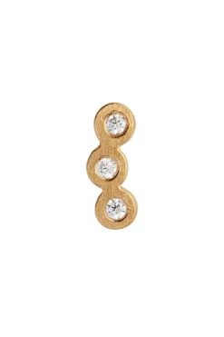 Stine A Øreringe<Three Dots Earring Goldenen
