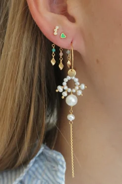 Stine A Øreringe<Three Dots Earring Goldenen