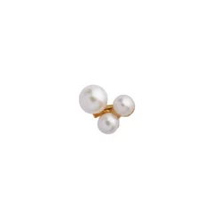 Online Three Pearl Berries Earring Øreringe