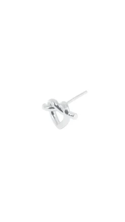 Jane Kønig Øreringe<Tied Heart Stud THS-AW25-S