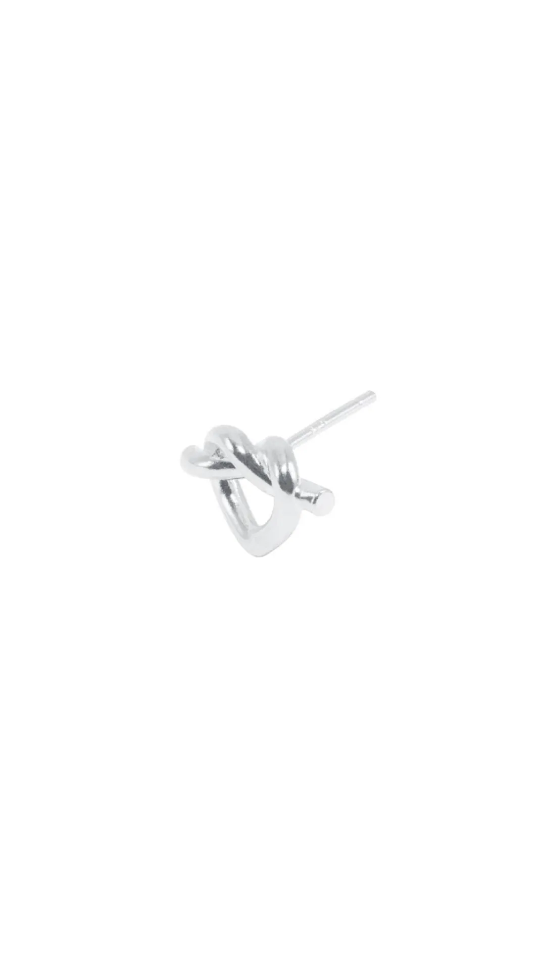 Jane Kønig Øreringe<Tied Heart Stud THS-AW25-S