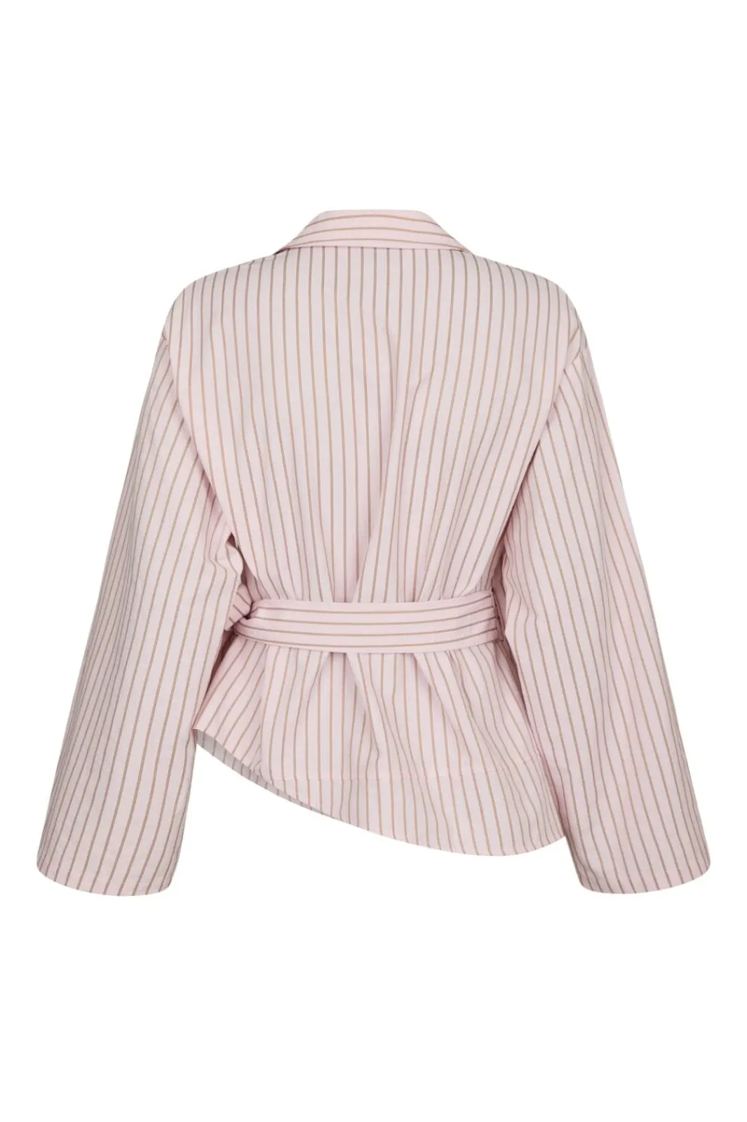 Outlet Tifuna Stripe Wrap Shirt 167535 Bluser & Skjorter