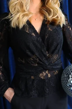 Tiki Ls Twist Blouse 22120 Bluser & Skjorter