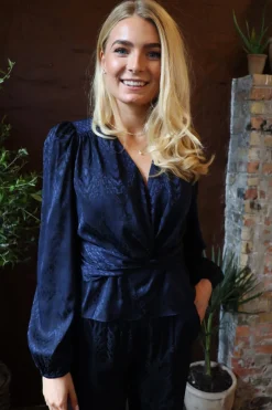 Liberte Sæt 🛍️|Bluser & Skjorter<Tiki Ls Twist Blouse 22120